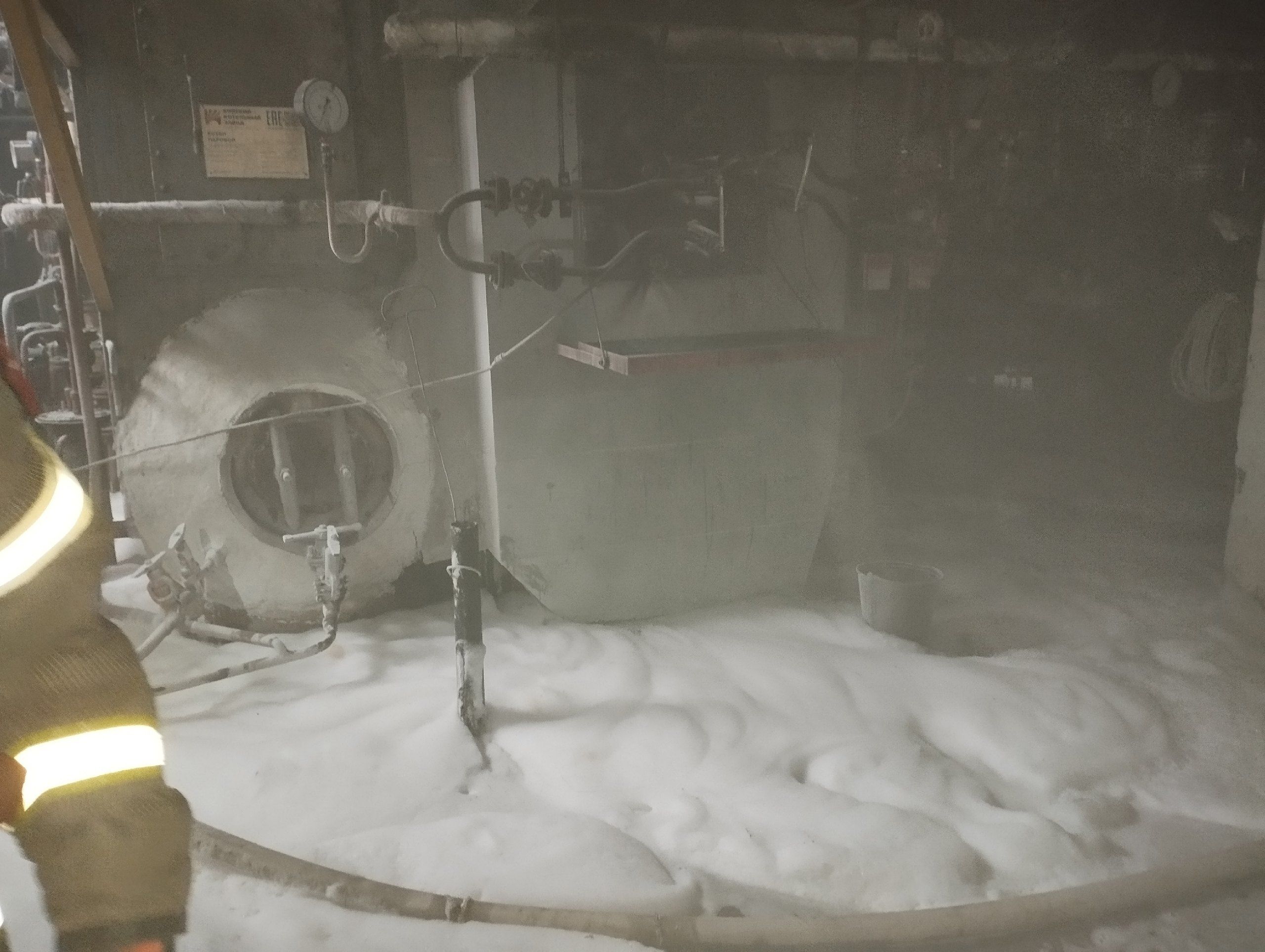 В Карелии произошел пожар на котельной