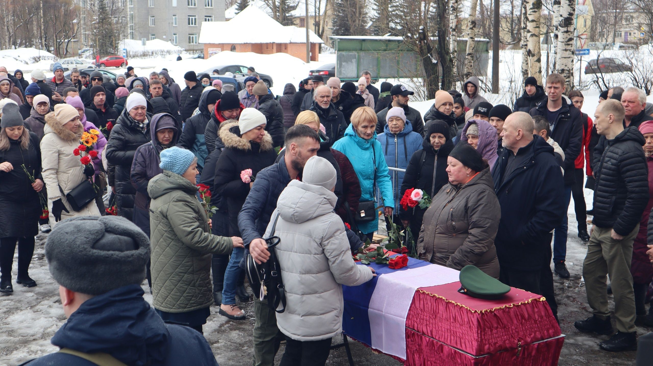 Сегежа простилась с погибшим в ходе СВО Николаем Сазоновым