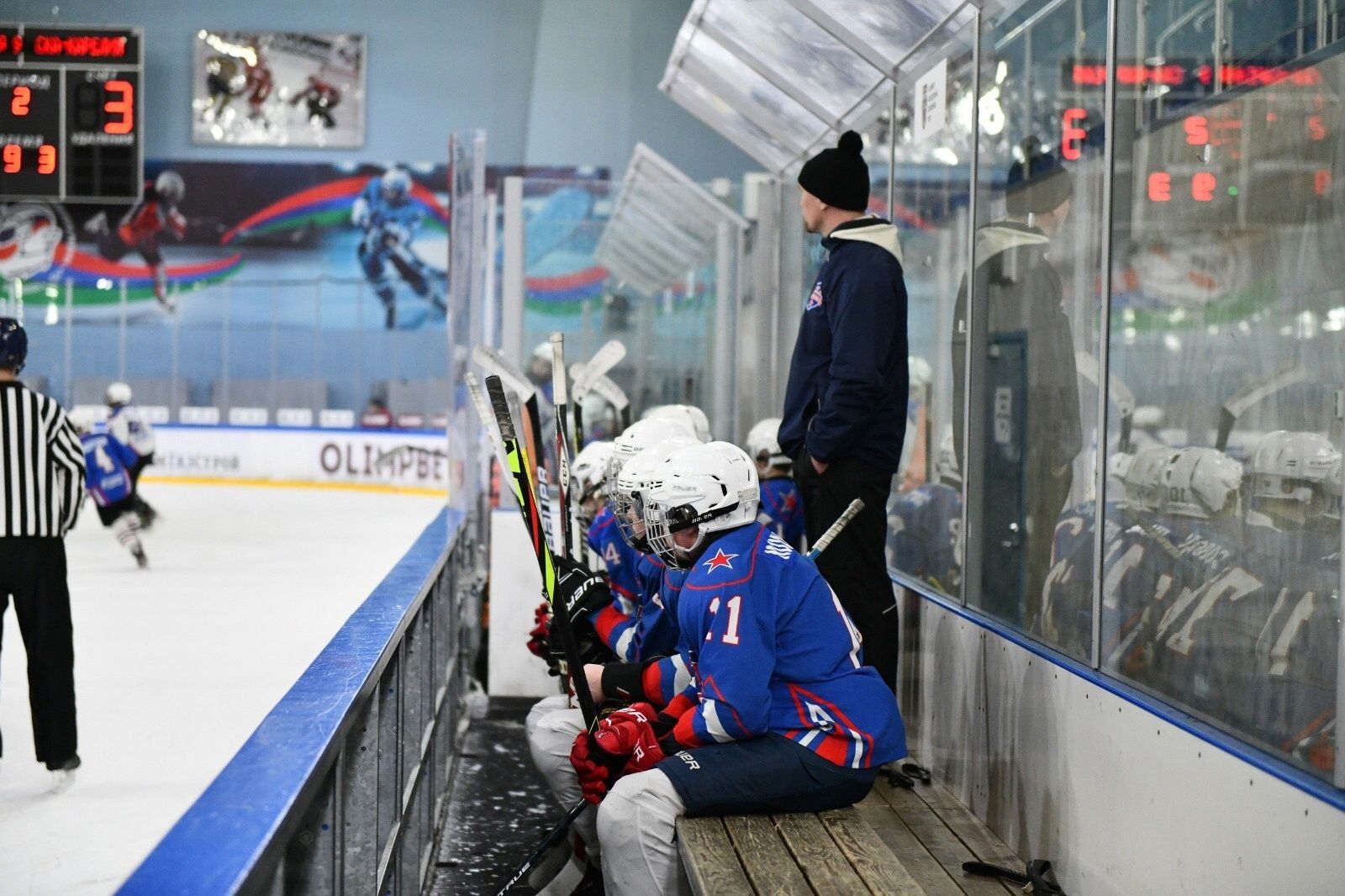 Отделение хоккея откроют на базе Республиканской школы олимпийского резерва