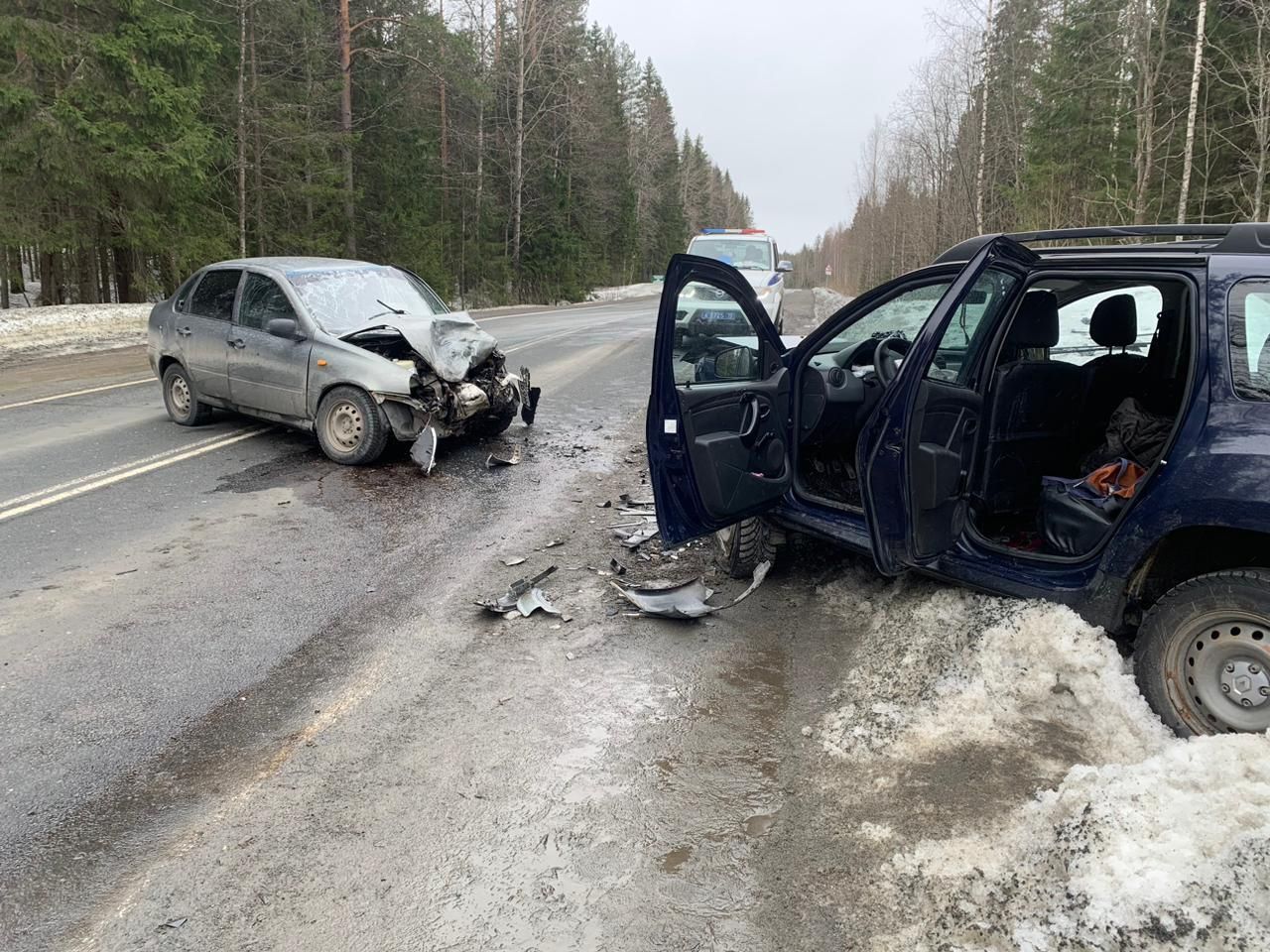 На трассе в Карелии нетрезвый водитель устроил ДТП с четырьмя пострадавшими
