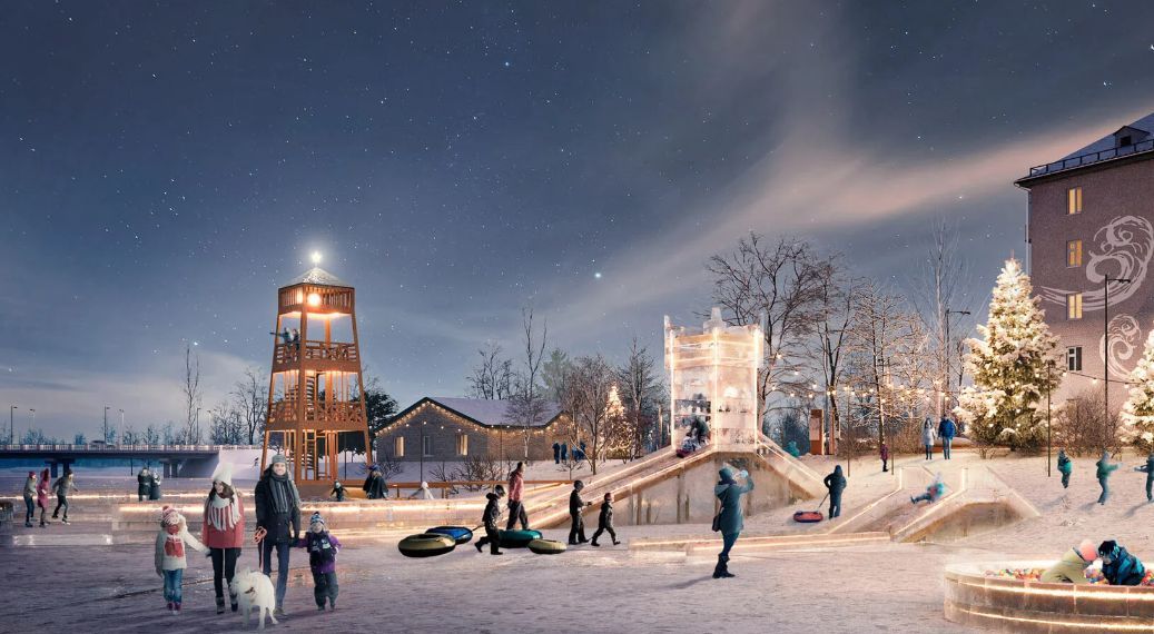 Смотровая площадка, игровая зона и места для отдыха: в Беломорске благоустроят городскую набережную