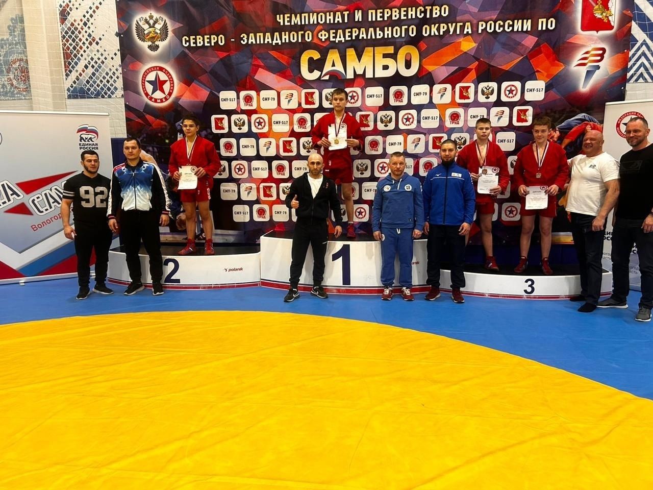 Карельские самбисты стали призерами первенства Северо-Запада