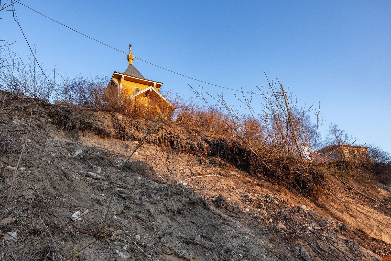 Жители Петрозаводска опасаются обрушения храма Иоанна Богослова