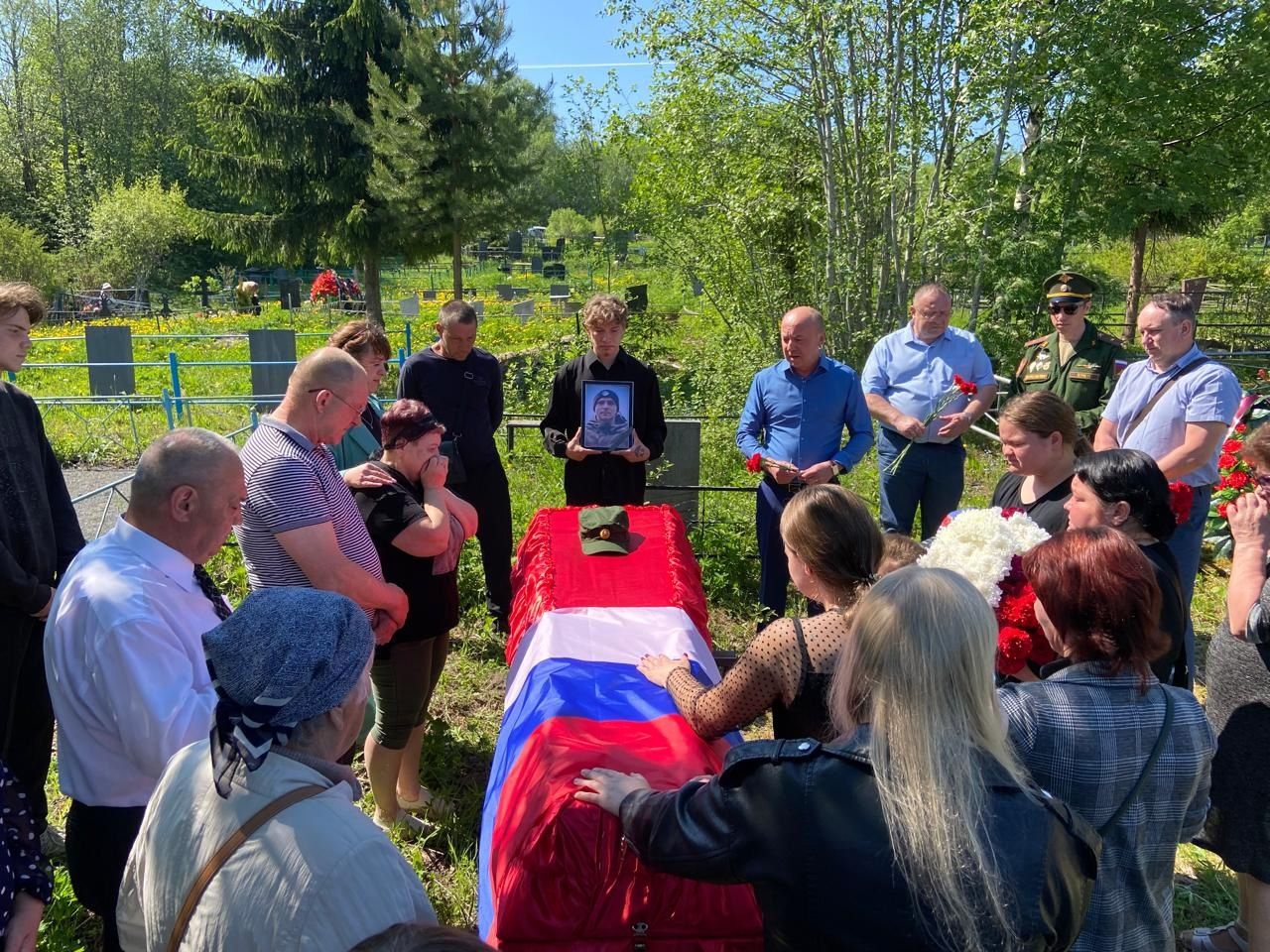 В Прионежье простились с погибшим в ходе СВО Артуром Мяги