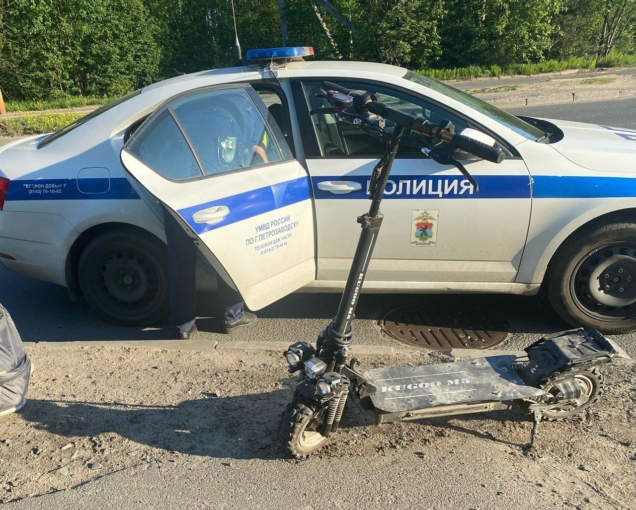 Двух водителей электросамокатов отстранили от управления в Петрозаводске