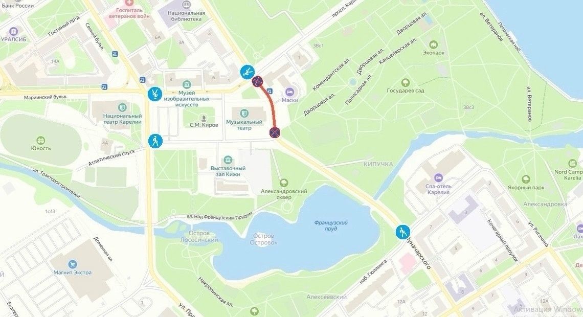 В центре Петрозаводска из-за марафона изменится схема движения