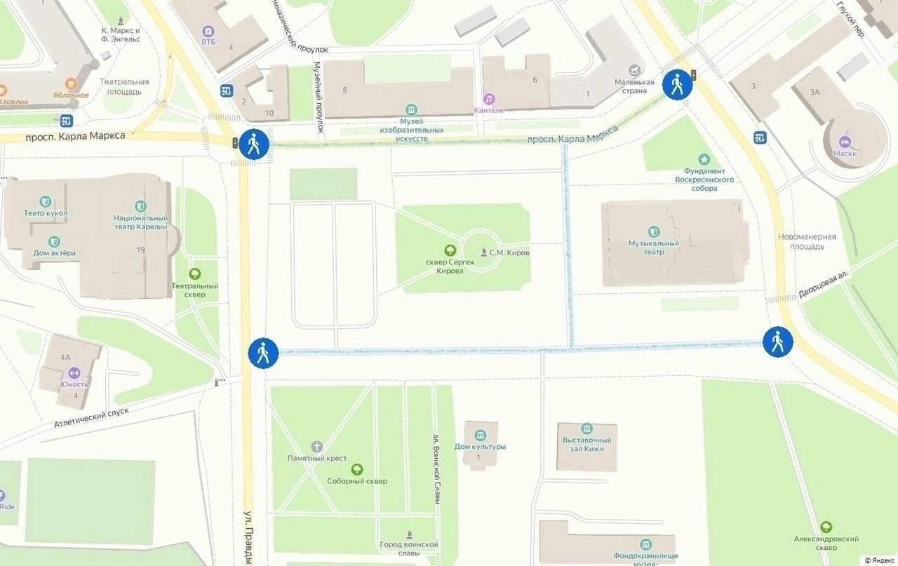 В центре Петрозаводска из-за массового мероприятия изменится схема движения