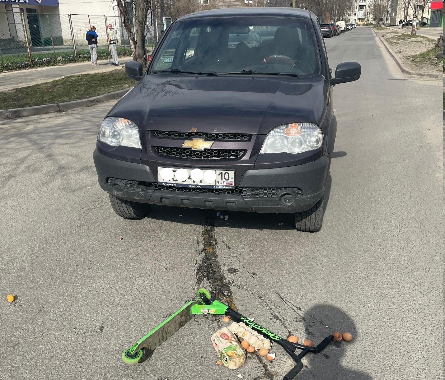 В Петрозаводске семилетний ребенок попал под колеса автомобиля