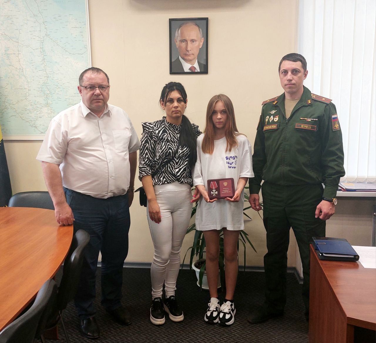 Жителя Прионежского района посмертно наградили Орденом Мужества