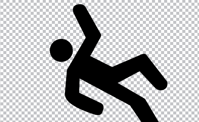 Куски штукатурки обрушились на тротуар в Петрозаводске