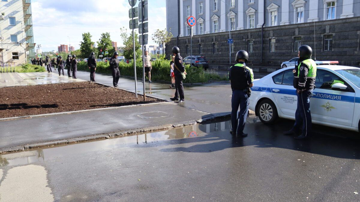 Силовики рассказали, для чего оцепили центр Петрозаводска
