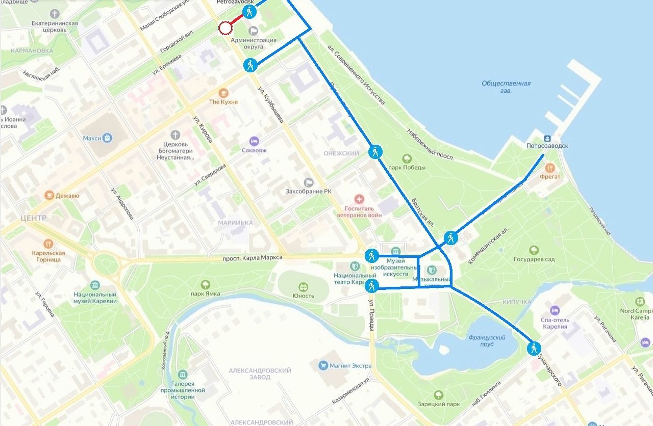 В День города изменится схема движения в центре Петрозаводска