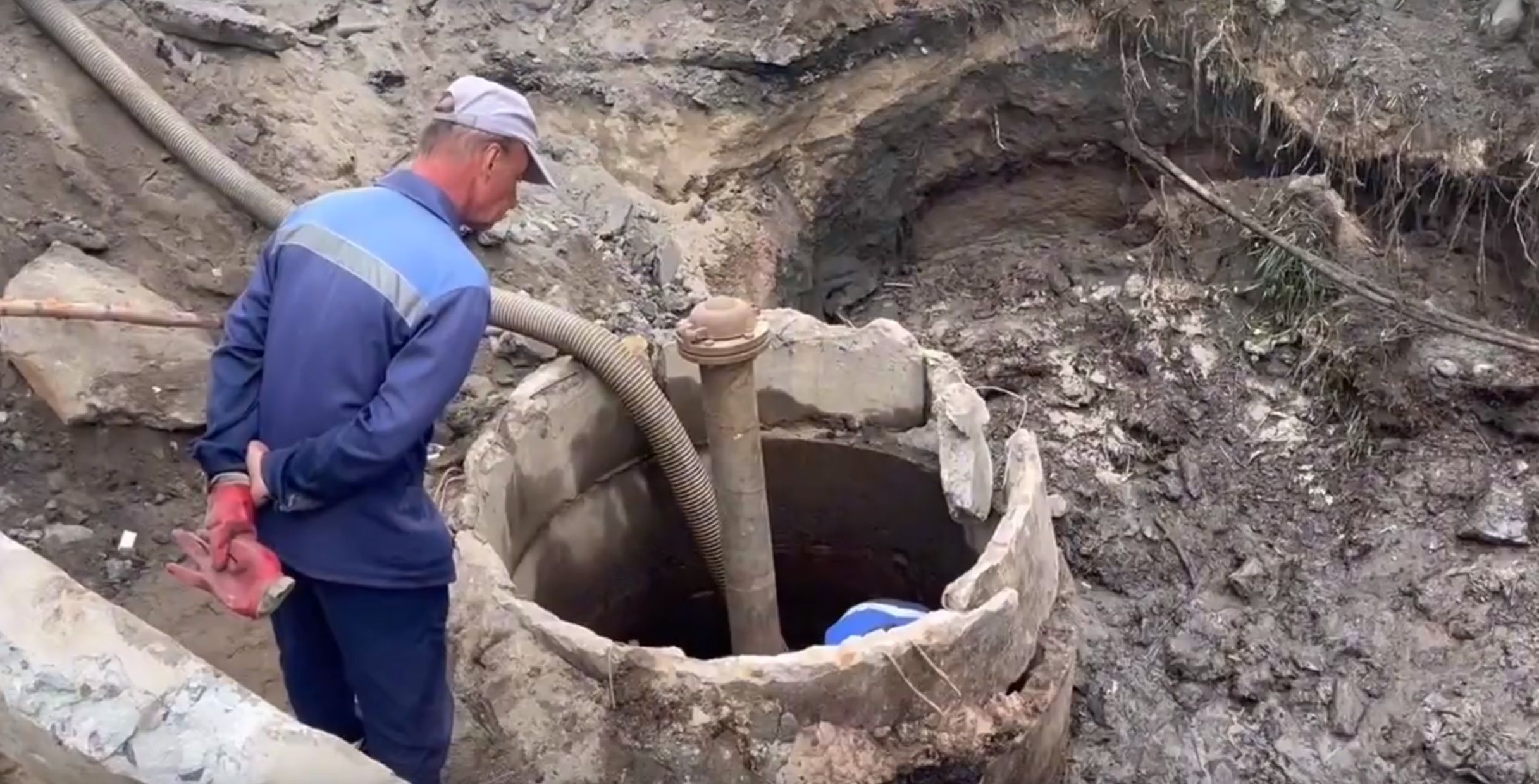 Аварию на водопроводе в Беломорске устранили