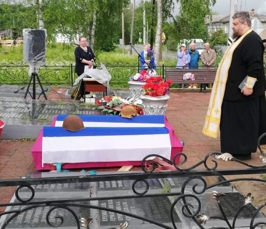 В Карелии перезахоронили останки 32 советских солдат