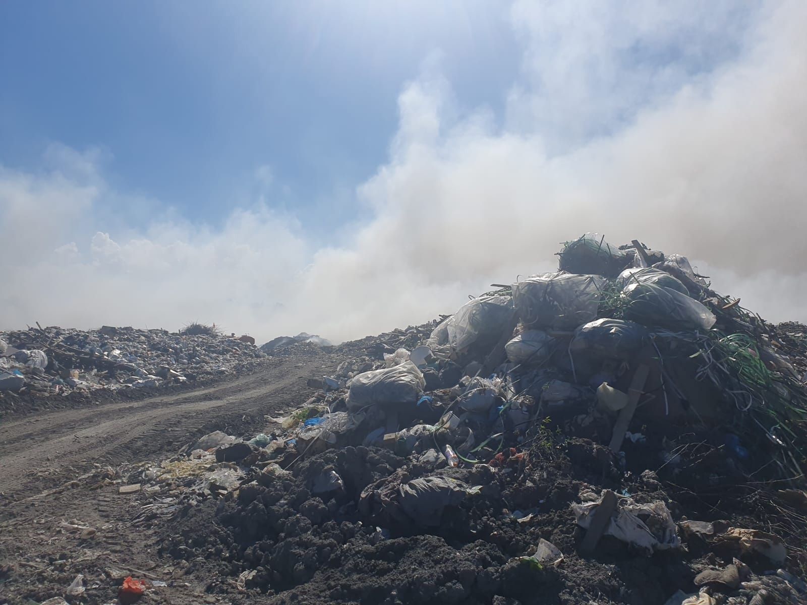 Пожар на мусорном полигоне в Медвежьегорске локализован