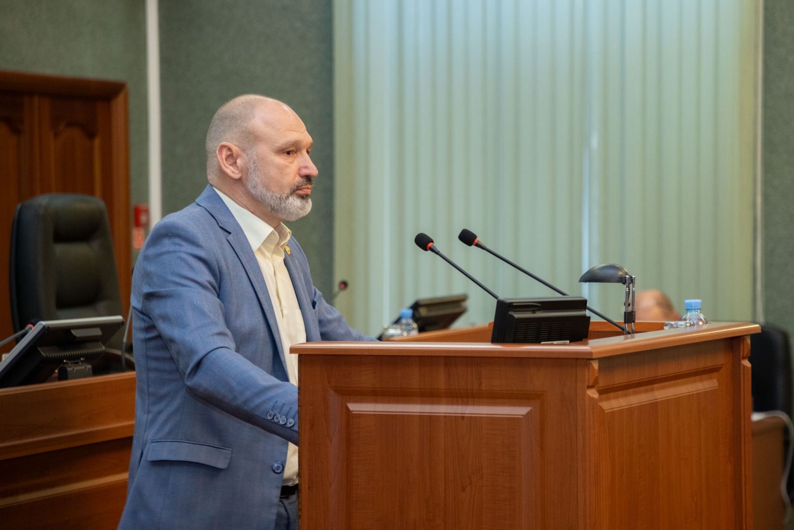 Геннадий Сараев отчитался перед депутатами Заксобрания Карелии о работе в 2023 году