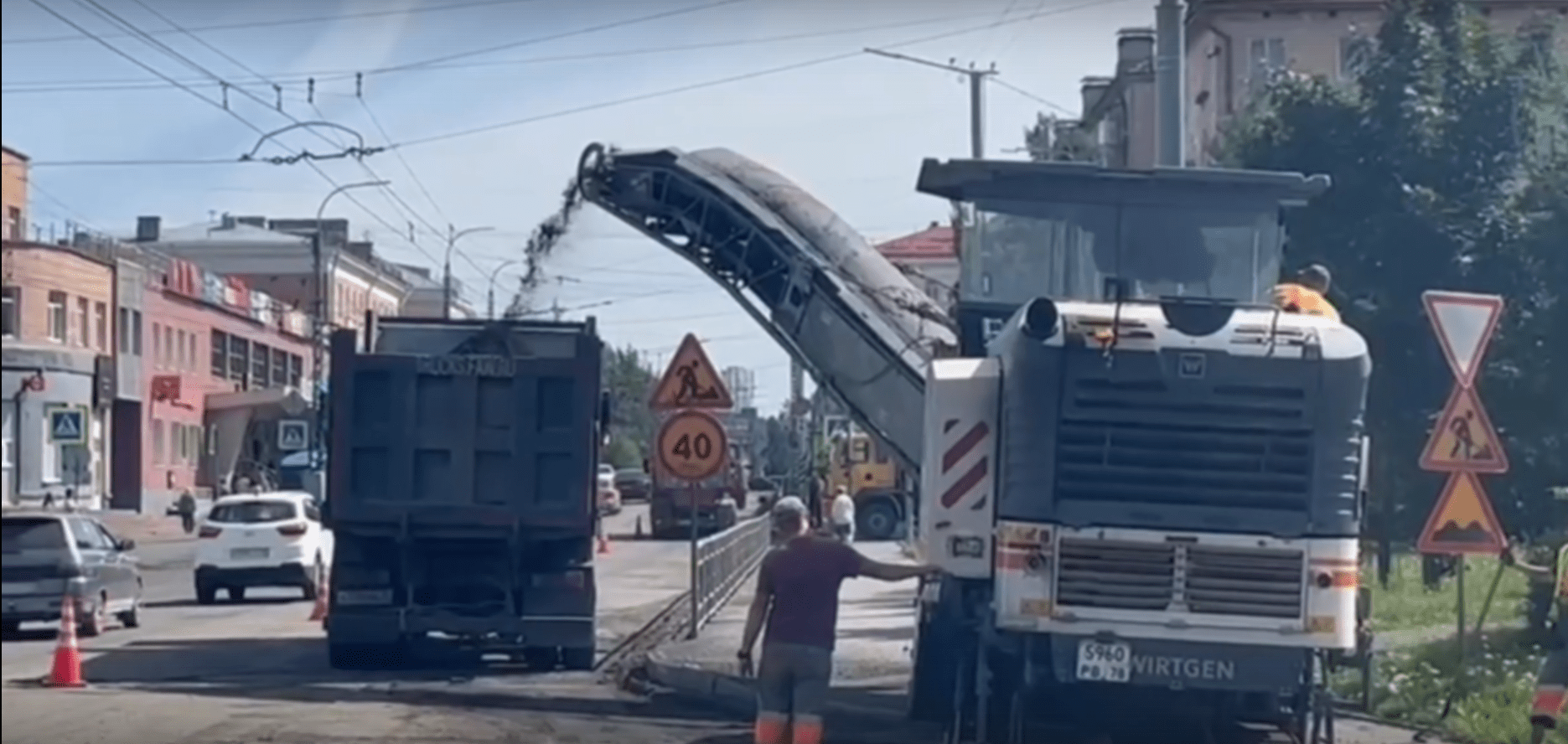 На улице Антикайнена в Петрозаводске начался ремонт