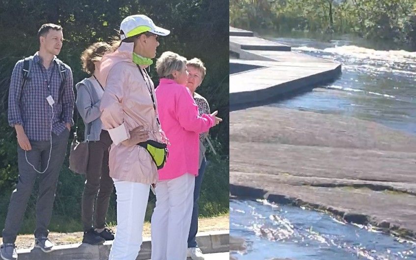 Вода из-за прорыва дамбы на Беломорканале в Карелии затапливает беломорские петроглифы