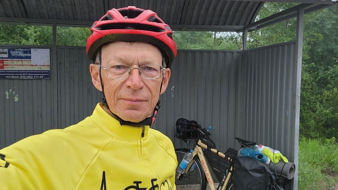 58-летний велосипедист из Йошкар-Олы доехал до Карелии на двух колесах