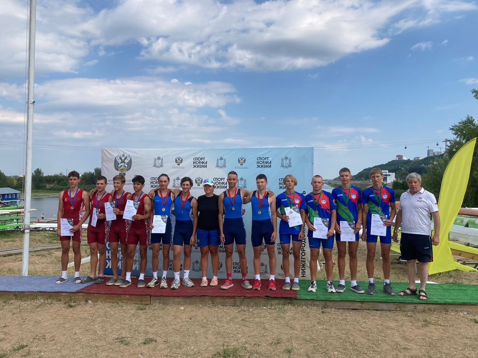 Карельские гребцы завоевали бронзу на Первенстве России