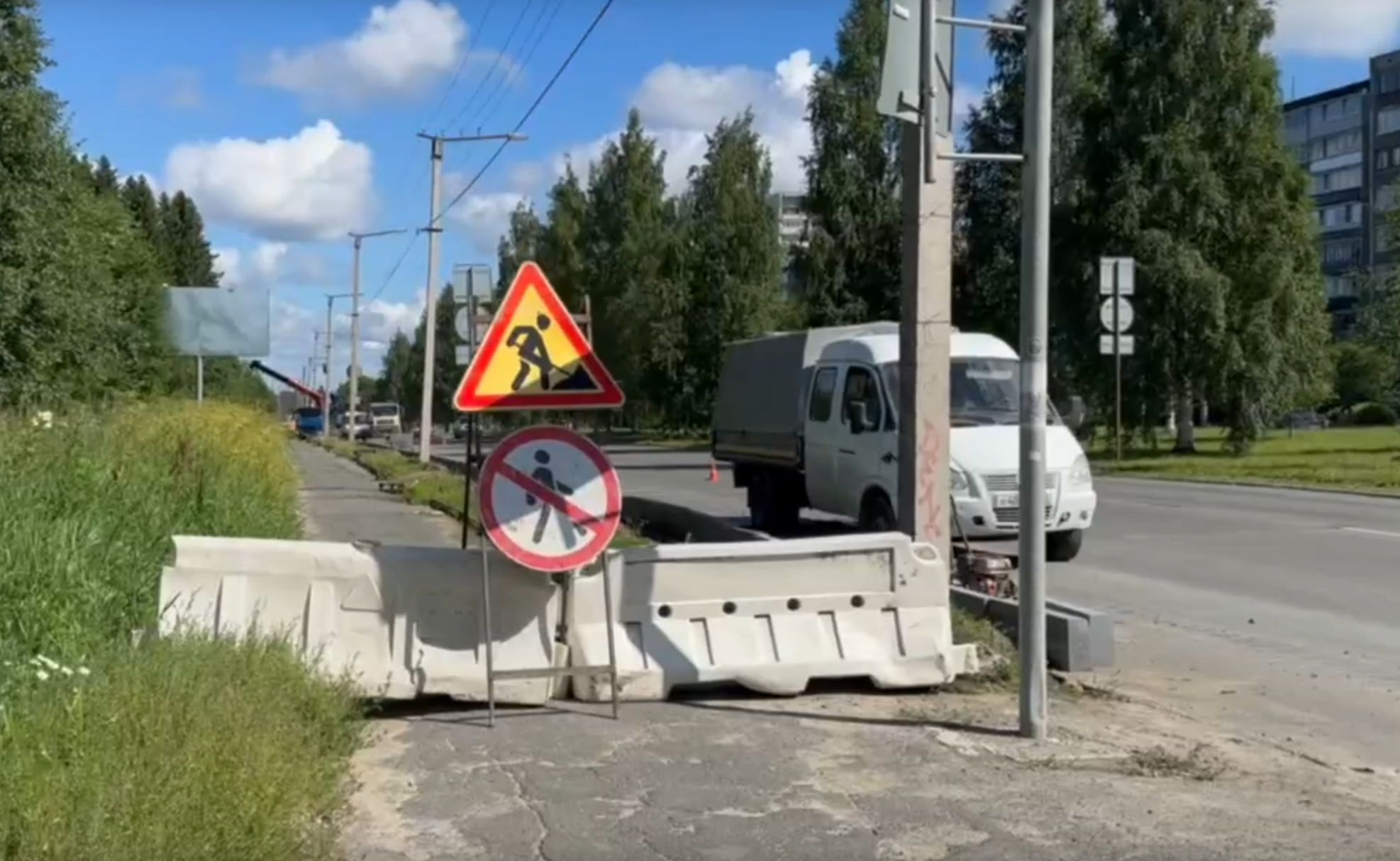 Начался ремонт одной из основных транспортных артерий Петрозаводска