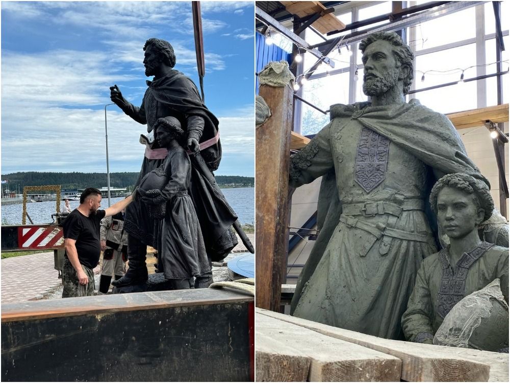 В городе Сортавала установили памятник крестителю карелов князю Ярославу