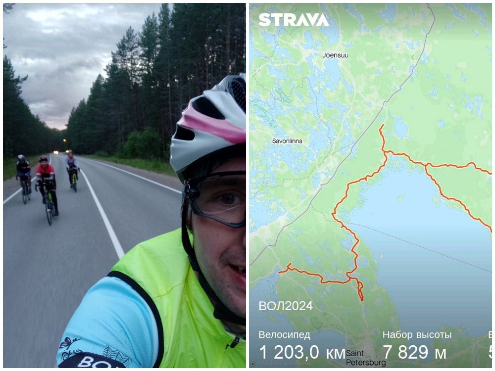 Участник из Петрозаводска впервые финишировал в веломарафоне на 1200 км