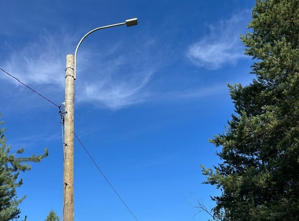 На Борисовской улице в Петрозаводске установили фонари