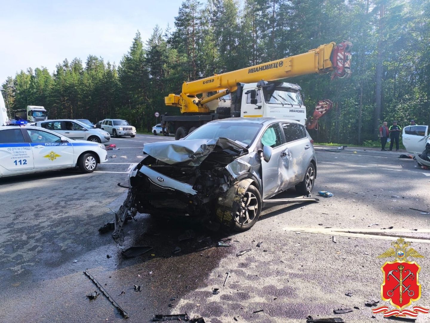 Молодая женщина погибла в массовом ДТП на трассе «Сортавала»