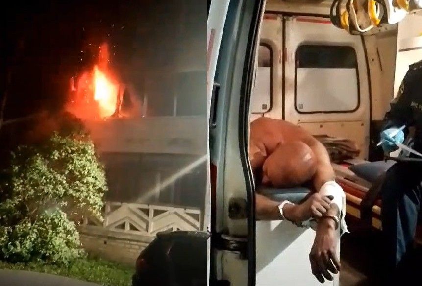 «Алёна, приди сюда!» Вернувшийся с СВО наркоман и убийца устроил пожар в доме в Петрозаводске