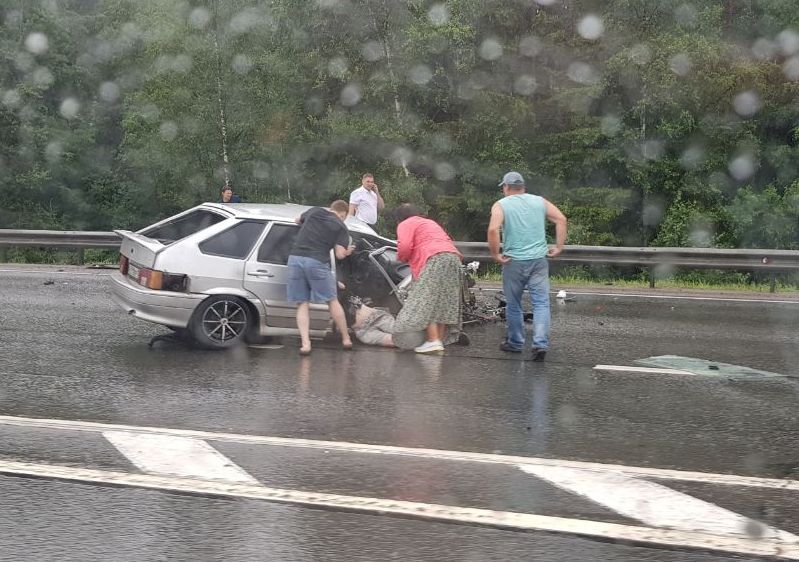 ДТП с пострадавшими произошло на объездной около Петрозаводска
