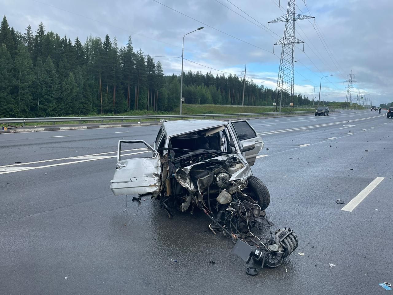 Четыре человека пострадали в серьезном ДТП около Петрозаводска