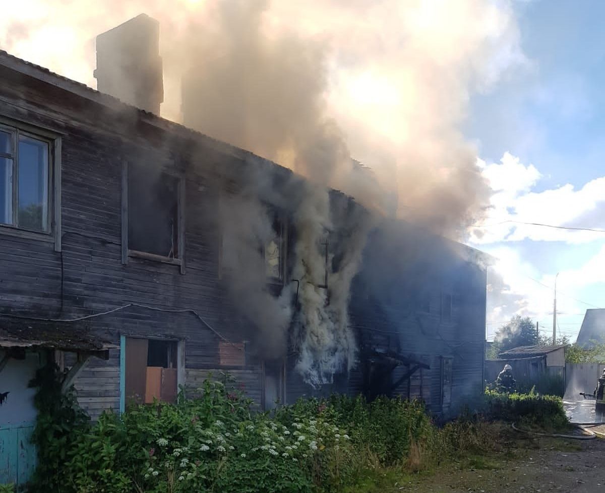 В городе Сортавала на пожаре погиб мужчина