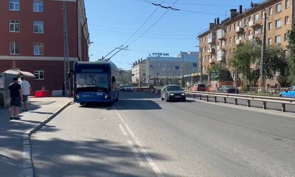 Движение троллейбусов по улице Шотмана в Петрозаводске возобновилось