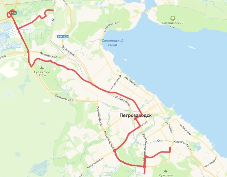 Петрозаводская администрация начала поиски перевозчика на новый автобусный маршрут