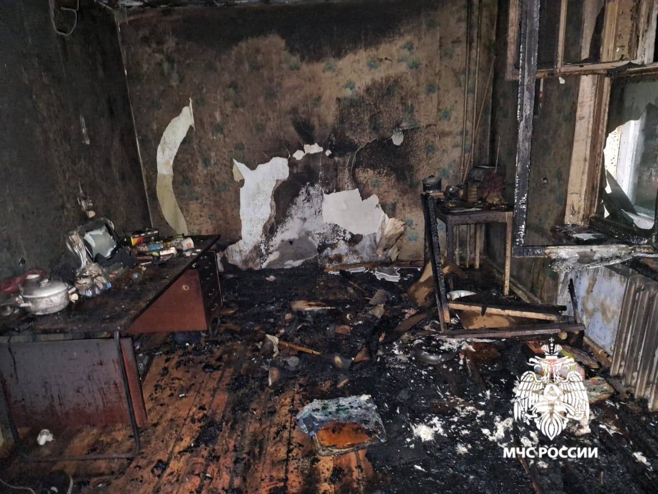 Ночью в Сегеже горел многоквартирный дом