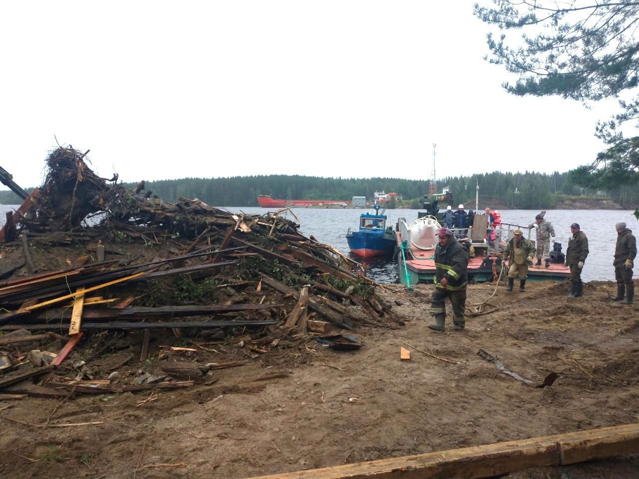 Посёлок Шавань приводят в порядок после аварии на ББК