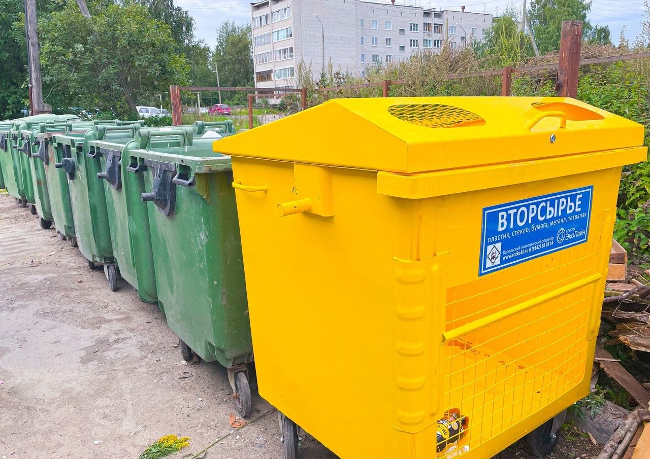 Раздельный сбор в Карелии доступен 60 % жителей