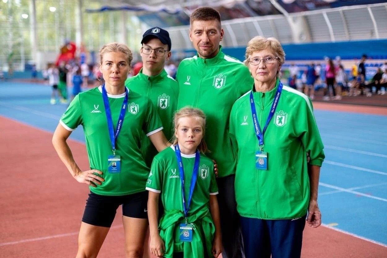 Семья из Карелии завоевала медали на всероссийском фестивале ГТО