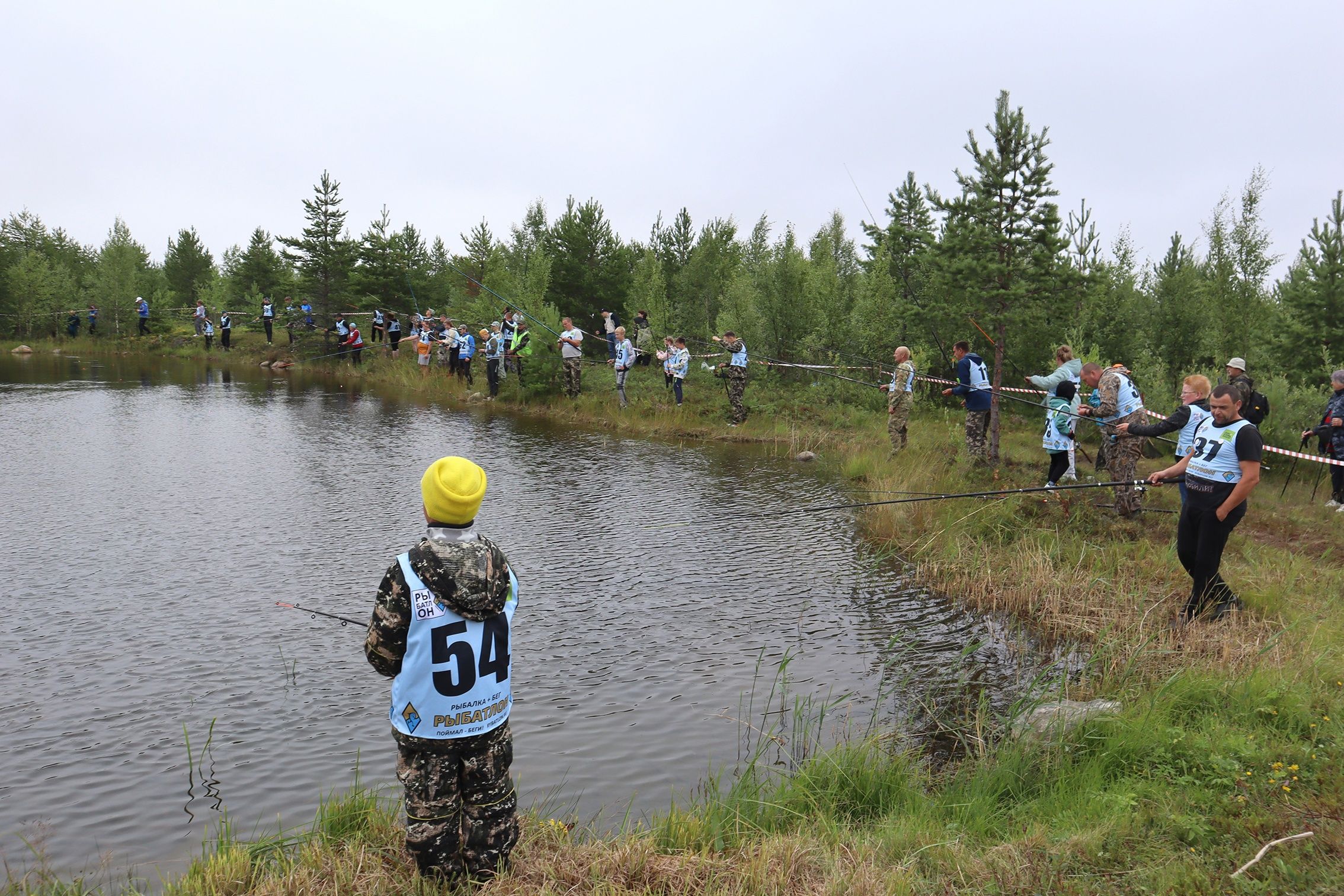 Впервые в Карелии прошли соревнования по поплавочному рыбатлону