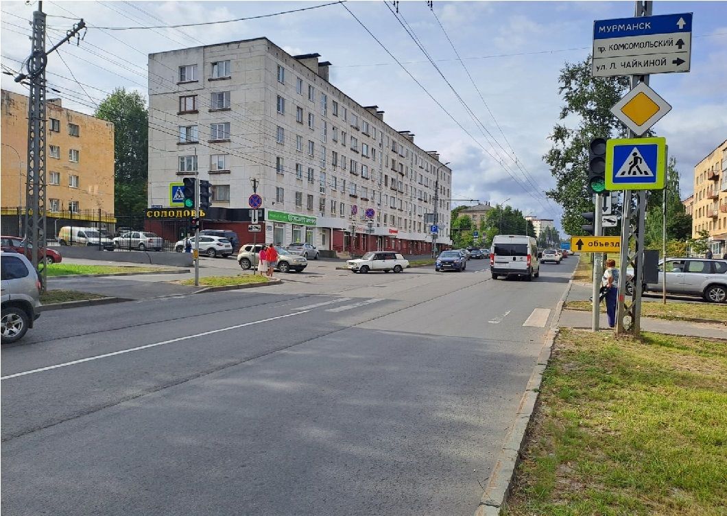 Женщина-водитель получила травмы в ДТП в Петрозаводске