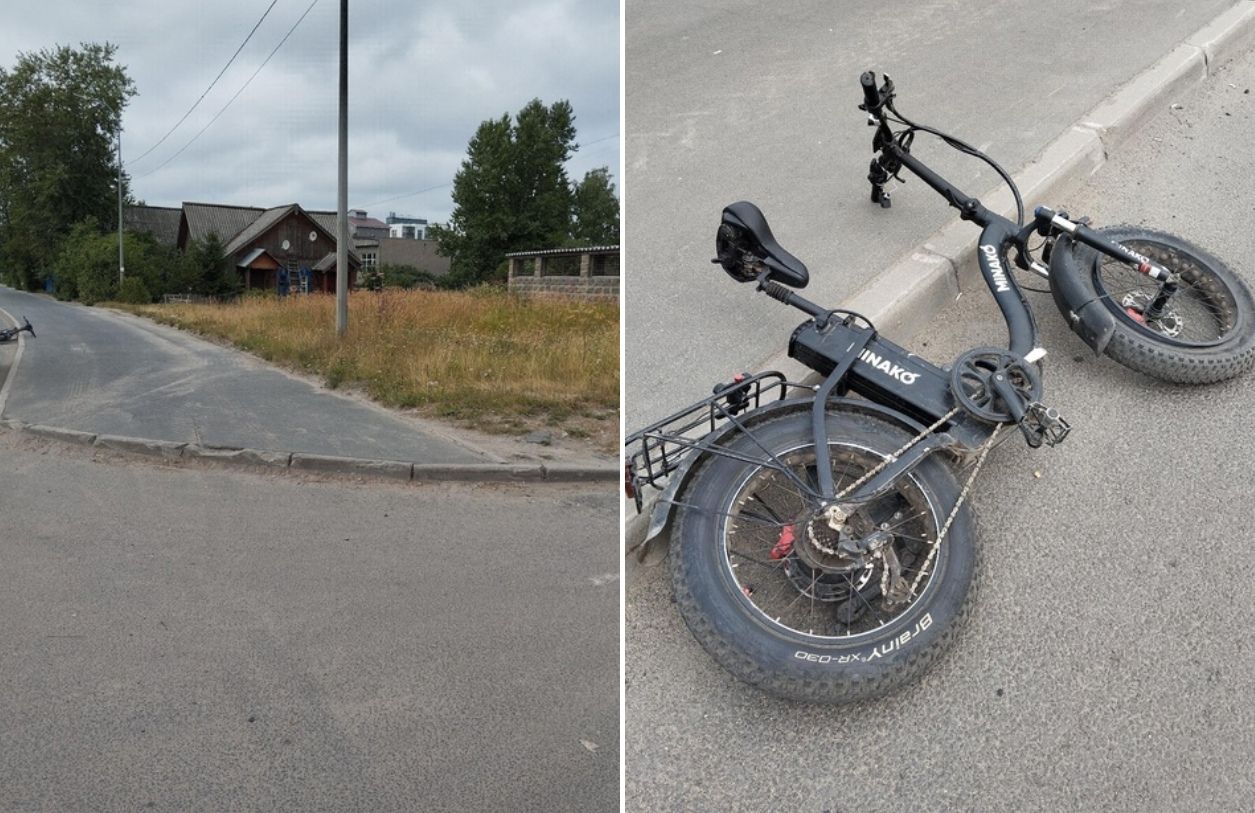 Петрозаводчанина госпитализировали после падения с электровелосипеда