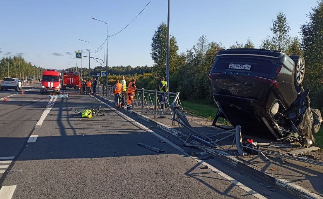 Около Петрозаводска насмерть сбили велосипедиста