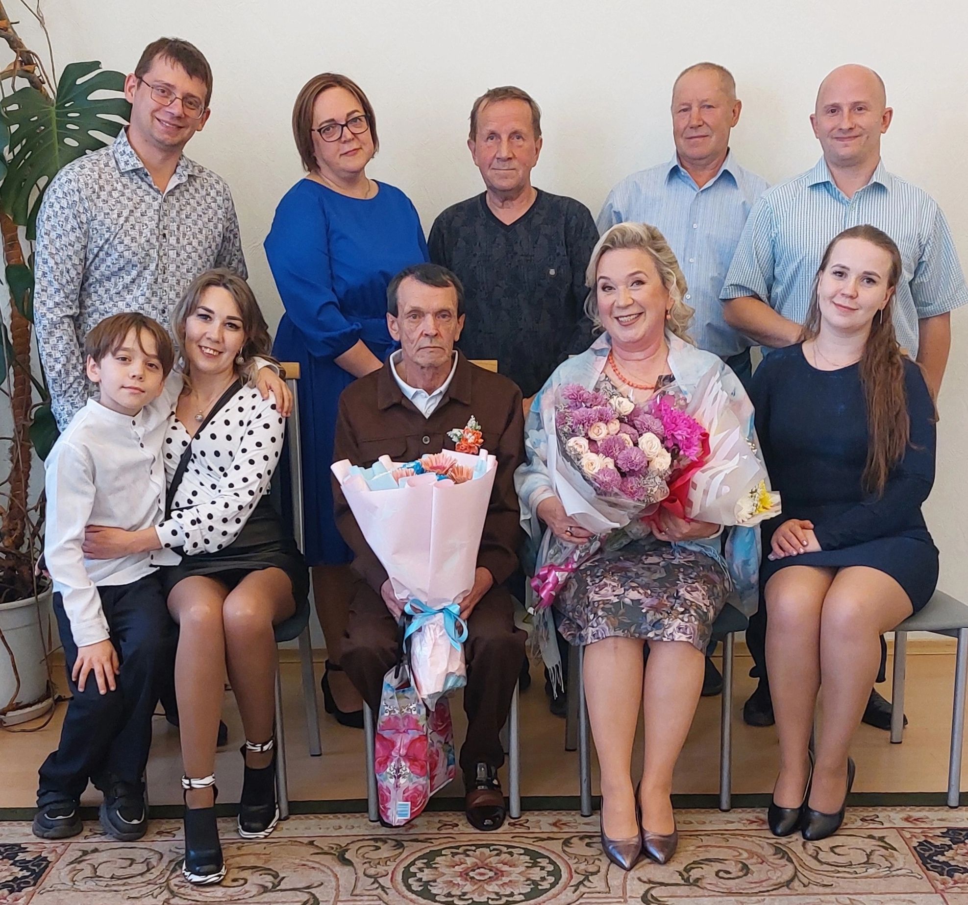 Пара из Сегежи отпраздновала 35 лет со дня свадьбы