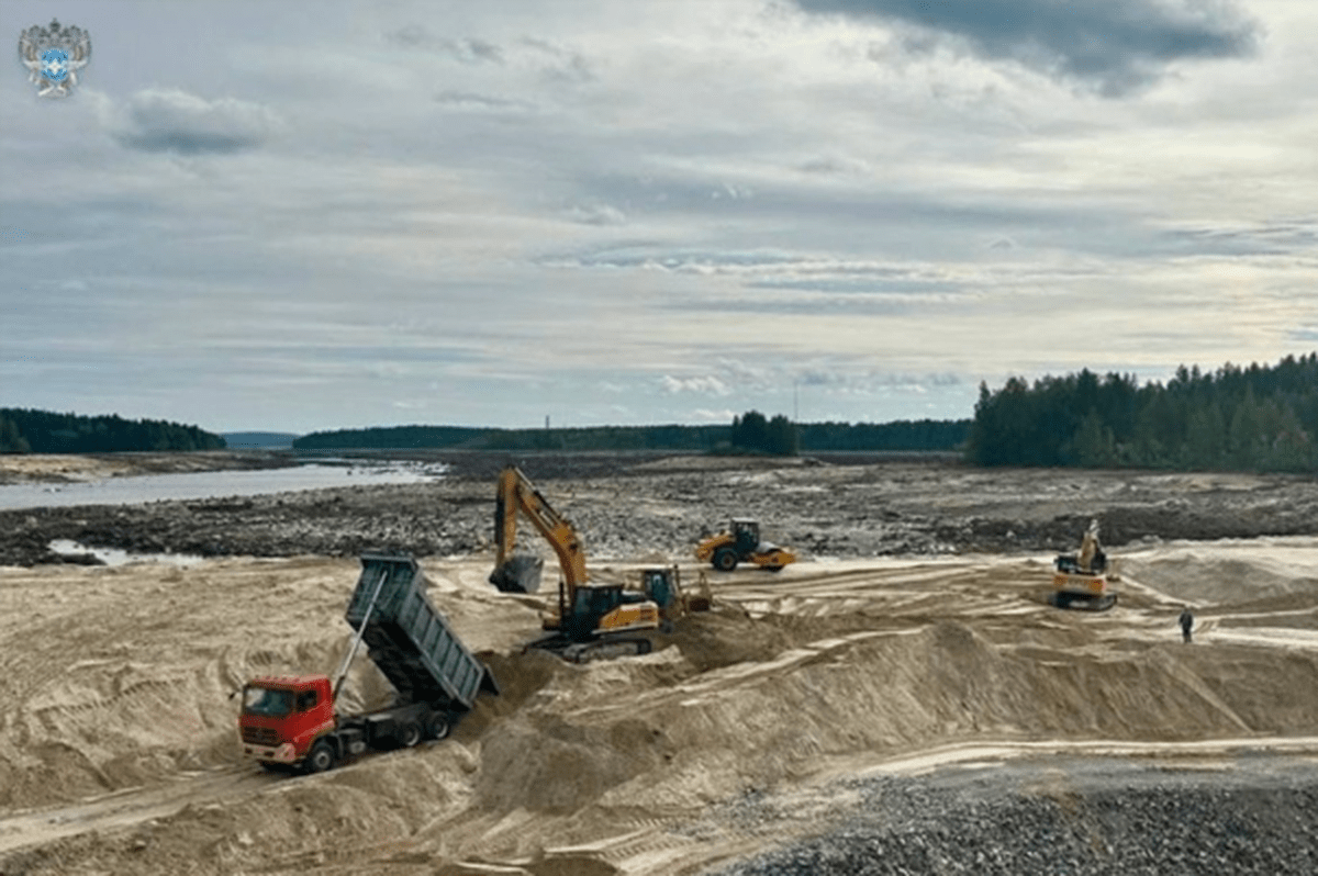 Дамбу Беломорканала в Карелии восстановили после размыва