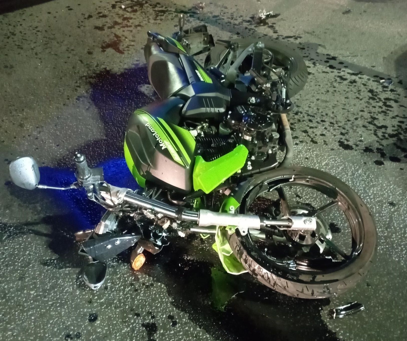 В Петрозаводске девушка на мотоцикле попала в серьезное ДТП