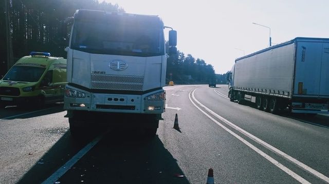 На трассе в Карелии произошло групповое ДТП