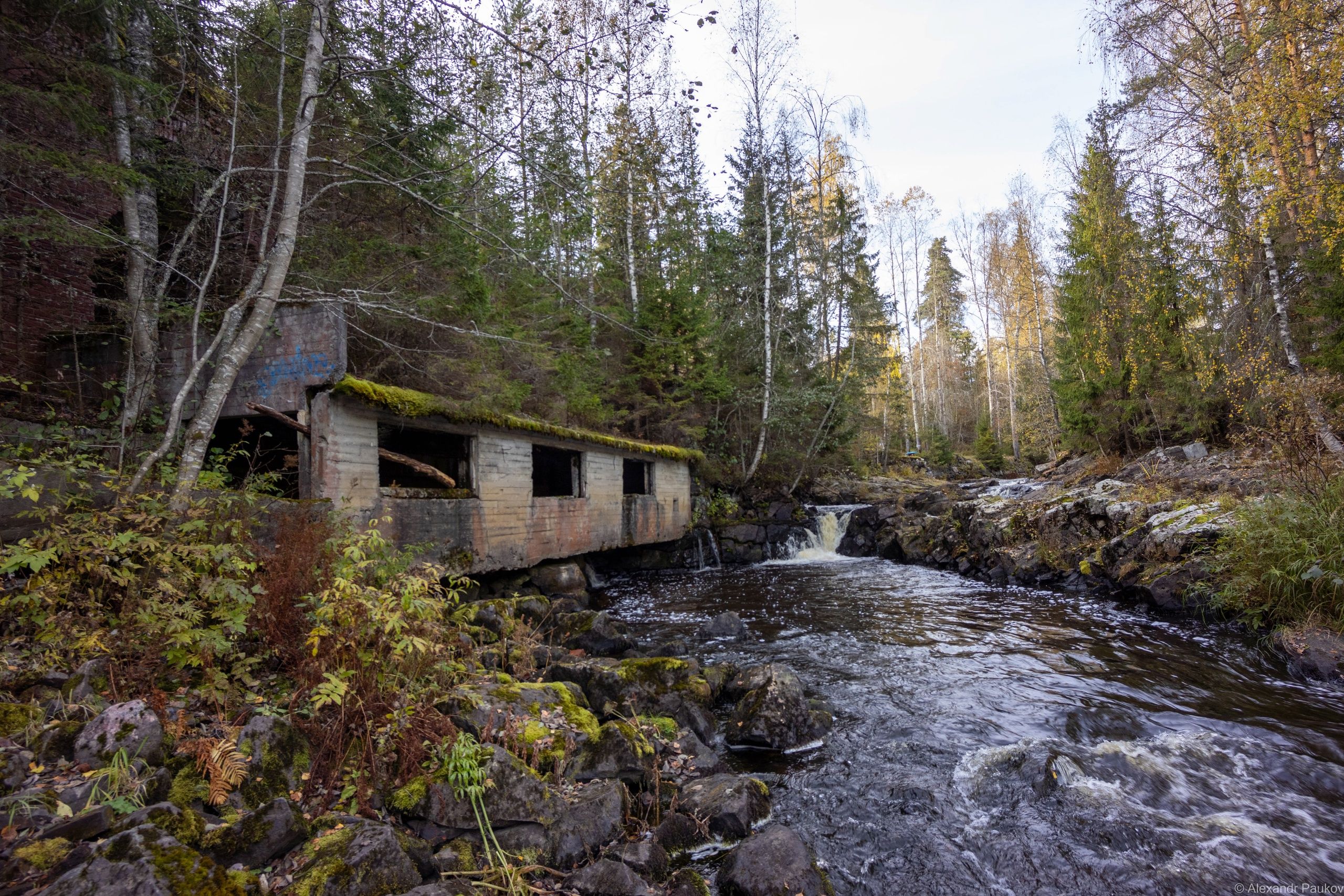 Старую финскую целлюлозно-бумажную фабрику запечатлел петрозаводский фотограф