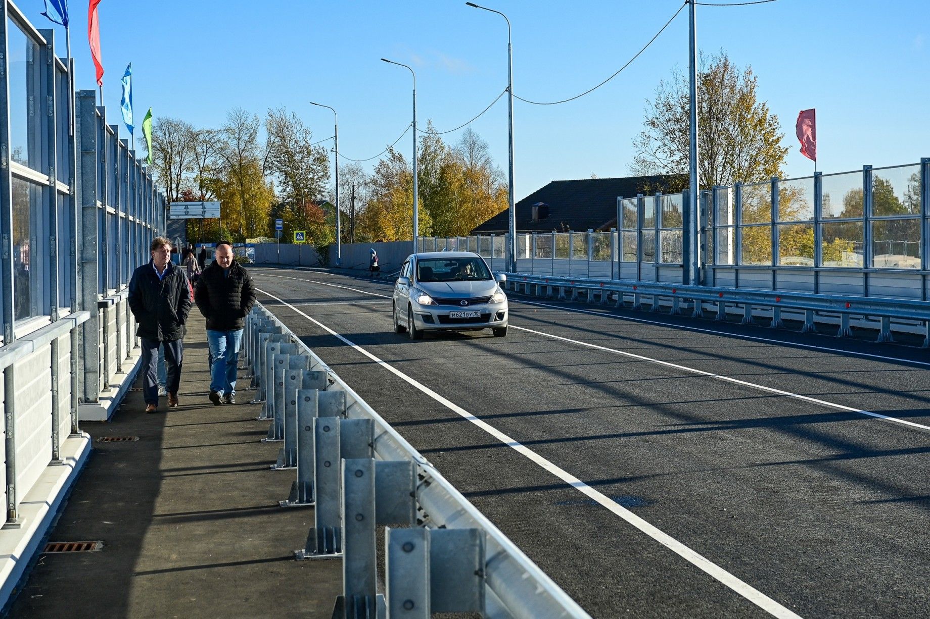В поселке Шуя в Карелии открыли движение по новому мосту