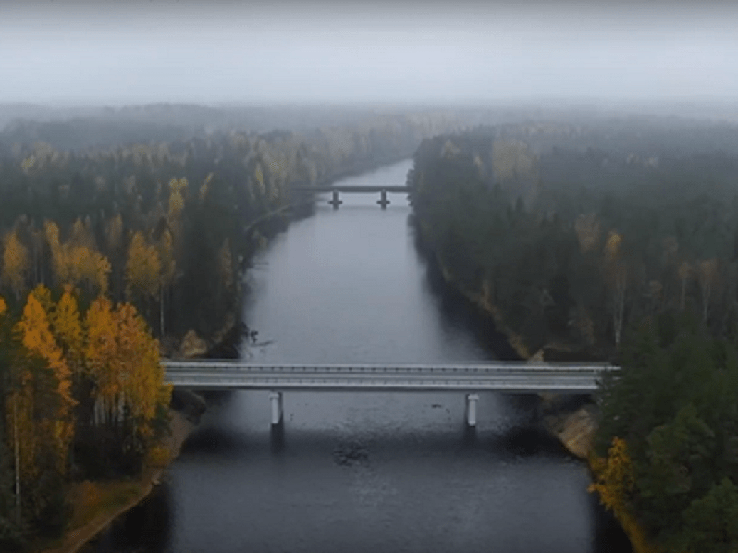 На трассе Петрозаводск-Суоярви отремонтировали мост через реку Шуя